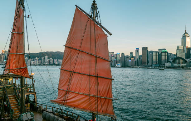 Hong Kong, December 20th 2022: locals and tourists enjoying sunshine, local landscape and daily life in HongKong, which is one of the busiest and most popular travel destinations in the world.