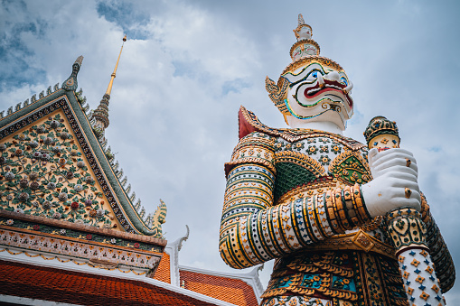 Thai architecture,Wat Phra Kaew ,Bangkok,Thailand