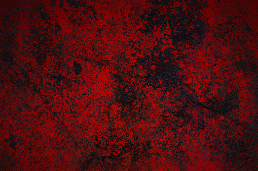Abstract red grunge decorative. Red stucco wall background