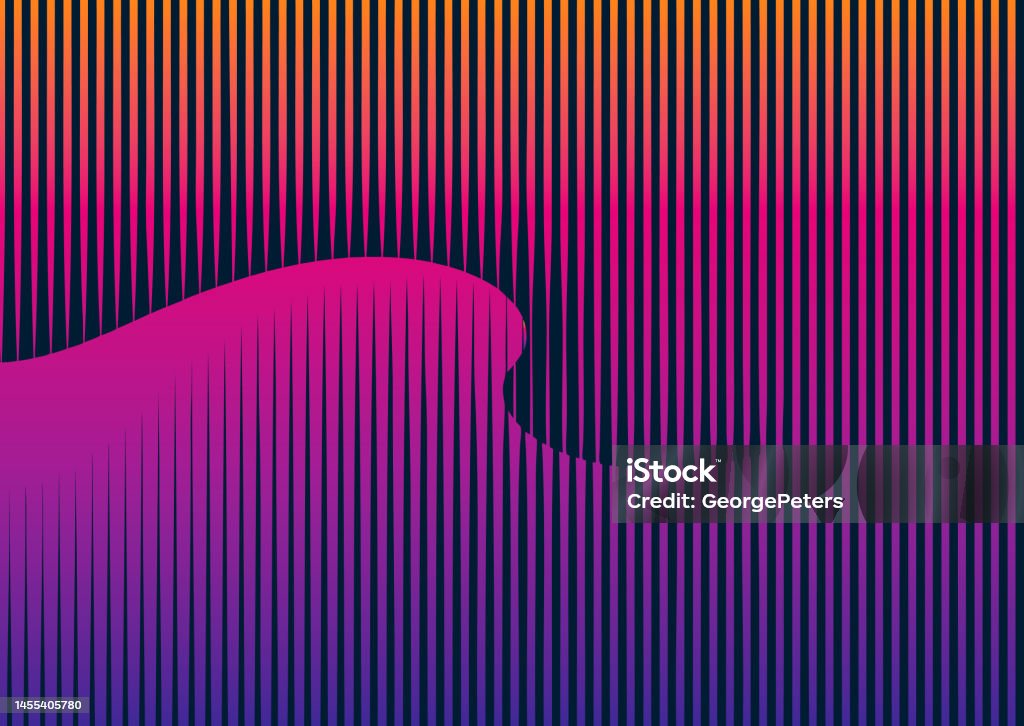 Wave Colorblock Background Wave Pattern Abstract Background Stock Illustration - Download Image ...