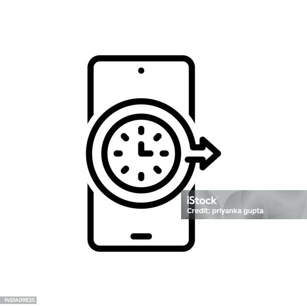 Temporal Timer Stock Illustration - Download Image Now - Clock, Icon ...