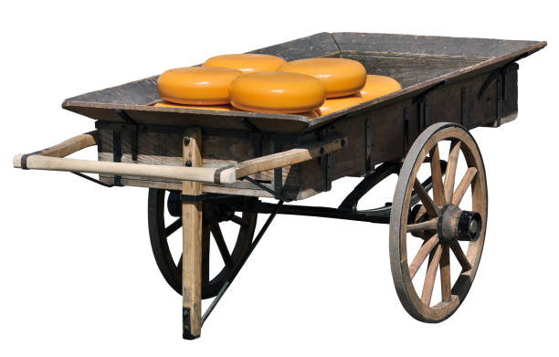 istock Traditional Holland carriage with cheese 1455413773