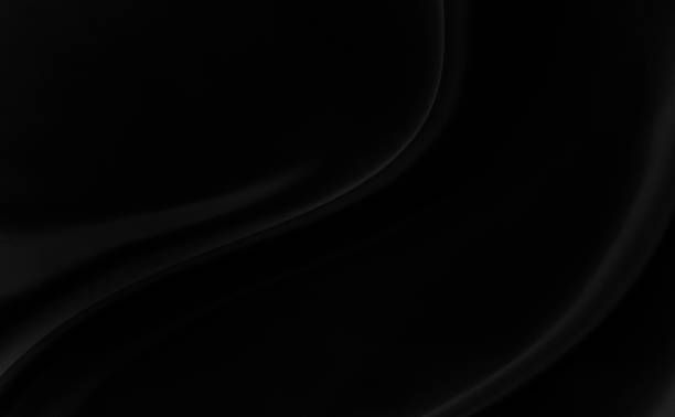 istock Black gray satin dark fabric texture luxurious shiny that is abstract silk cloth background with patterns soft waves blur beautiful. 1455418627