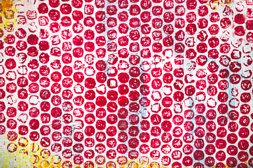 Bubble red pattern