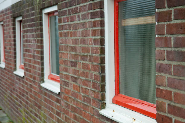istock Row windows of a building 1455427677