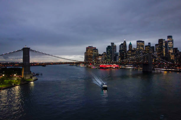 Manhattan view from Brooklyn, New York City, USA