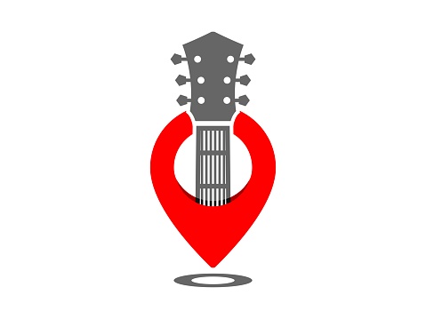 Pin location with guitar inside