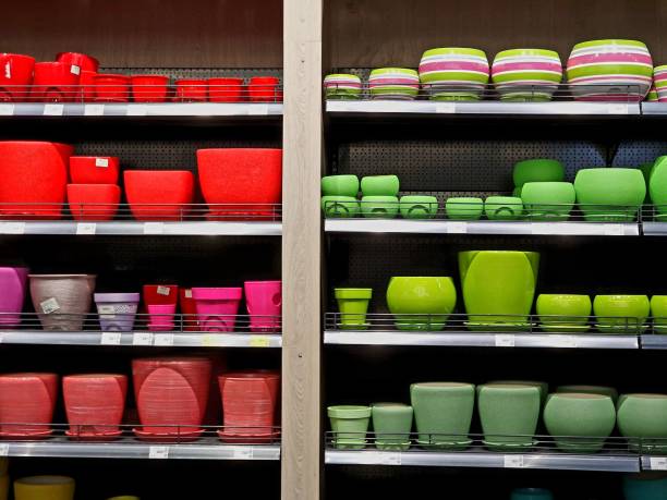 istock flower pots are on store shelves 1455436269