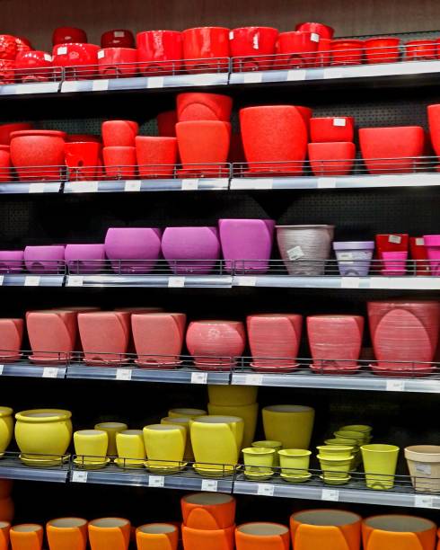 istock flower pots are on store shelves 1455436338
