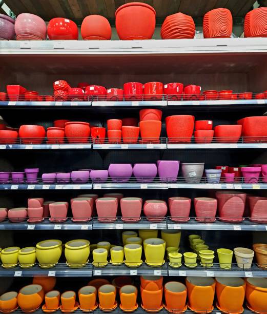 istock flower pots are on store shelves 1455436619