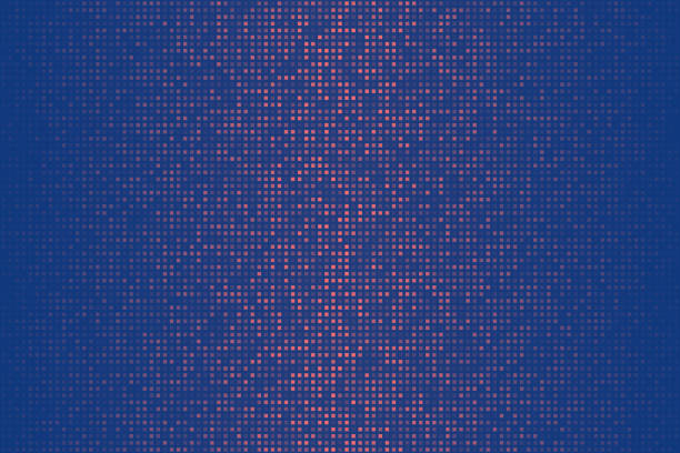 абстрактный фиолетовый полутоновый фон с пунктирами - модный дизайн - abstract red blue backgrounds stock illustrations