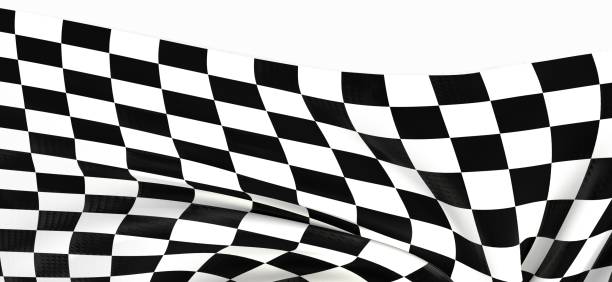 istock 3d rendering of checkered flag end race background 1455439822