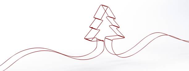 istock 3D merry Christmas card 1455441862