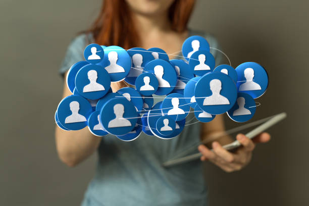 istock 3d rendering of a team connection and social network symbol on a blurry background 1455446110