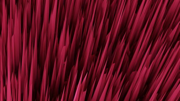 Abstract background Long sharp spikes, Viva Magenta - 3D Rendering. Abstract background Long sharp spikes, Viva Magenta - 3D Rendering. abstract sharp stock pictures, royalty-free photos & images