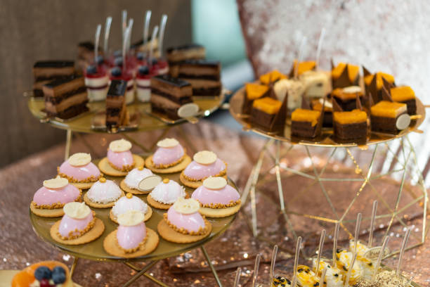 istock delicious sweet dessert candy bar on celebration 1455457371