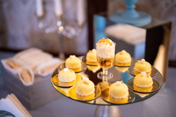 istock delicious sweet dessert candy bar on celebration 1455457471