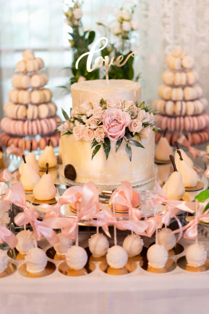 istock delicious sweet dessert candy bar on celebration 1455457593