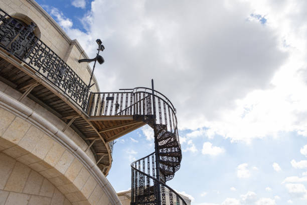 istock spiral staircase on the Hurva Synagogue roof 1455458700