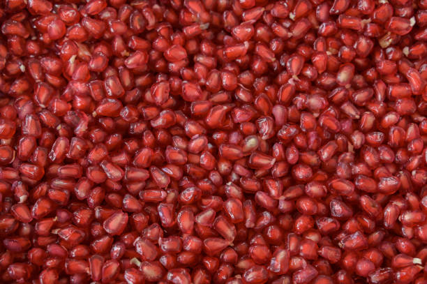 istock Top view of fresh pomegranate seeds 1455462997