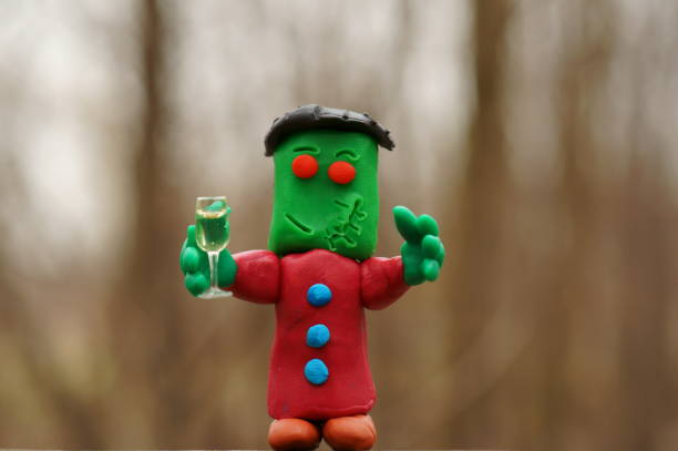 istock Portrait of Frankenstein close-up. 1455475317