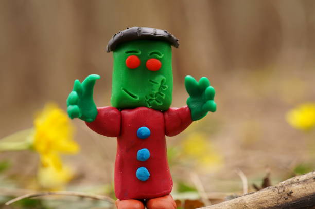 istock Portrait of Frankenstein close-up. 1455475353