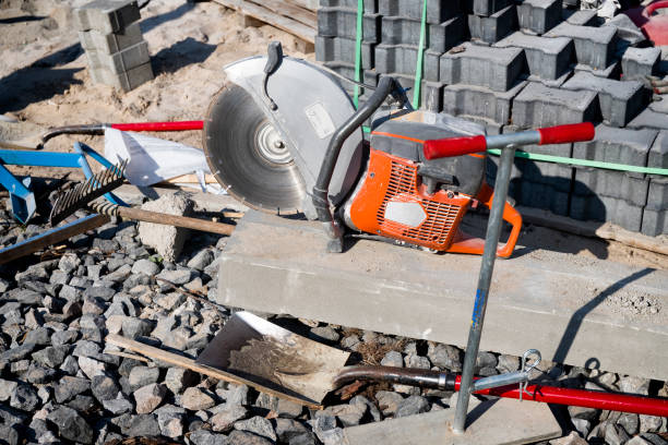 istock construction of a paving stone walkway 1455477361