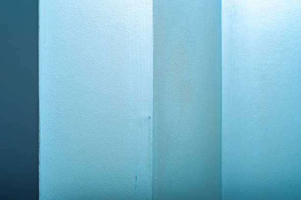 istock Geometric background with concrete walls and corners. A simple architectural theme. 1455482024