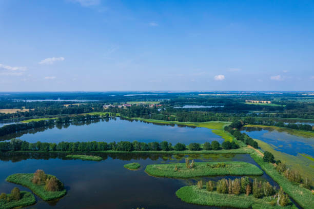 istock landscape with a beautiful lakes (aerial) 1455484688