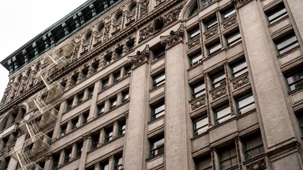 istock Low-angle shot of an old-fashioned building facade 1455488253