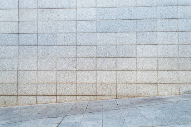 istock Wall of gray stones. Pattern. Advertising space. Design element. Background. Horizontal. 1455490001