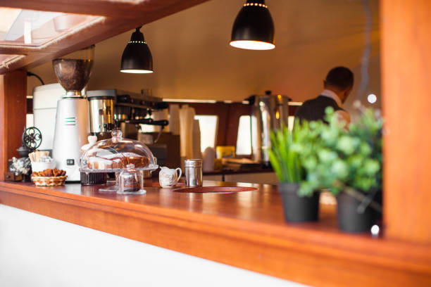 istock A beautiful bar with a coffee bar and a dessert 1455500451