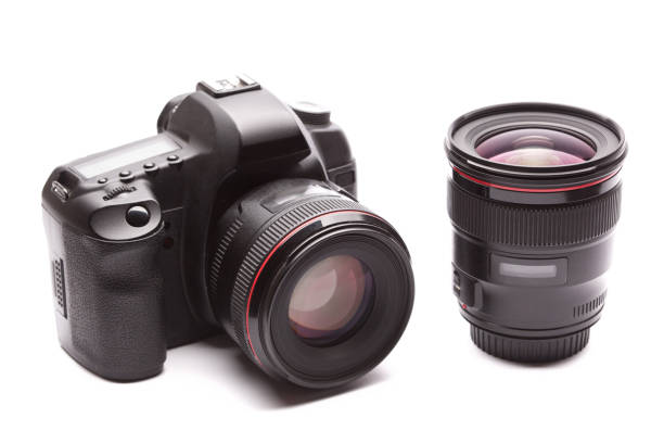 istock close up a mirror camera with lens on a white background 1455502439