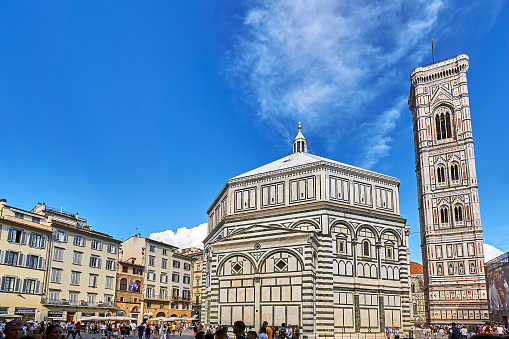 Siena Cathedral is a medieval church in Siena, Italy, dedicated from its earliest days as a Roman Catholic Marian church, and now dedicated to the Assumption of Mary.