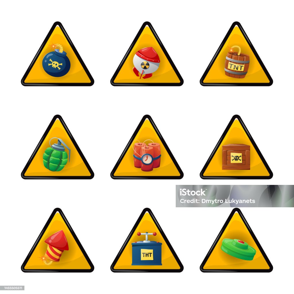 Aggression Alert Sign Warning Signs Stock Illustration - Download Image Now - Aggression ...