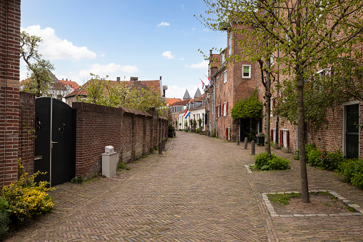 Typical Dutch Streets in Amsterdam