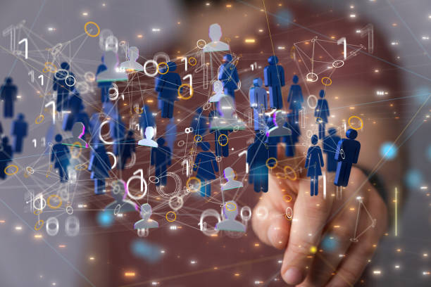 istock Person pointing at Human resources management and recruitment concept 1455510733