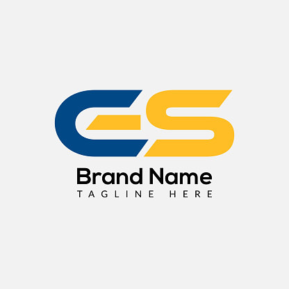 Abstract GS letter modern initial lettermarks logo design
