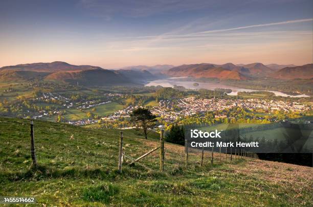 Latrigg At Dawn Stock Photo - Download Image Now - Borrowdale, Catbells, Causey Pike