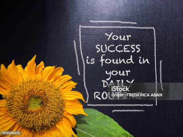 Inspirational Quote Stock Photo - Download Image Now - Aspirations, Business, Conquering Adversity
