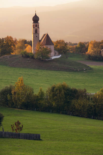 istock St. Valentin chapel in the Dolomites 1455517701