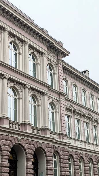 istock Vertical shot of a modern building on a sunny day 1455524398