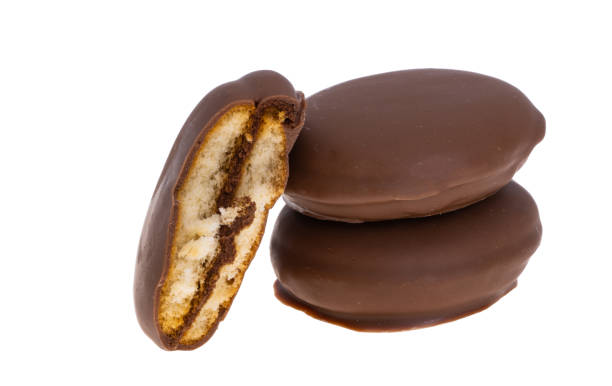 istock biscuit sandwich in chocolate isolated 1455530094