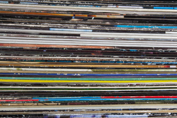 istock Colorful Lines. Record cover 1455532403