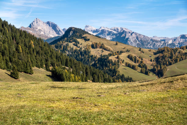 istock Scenic View Of Mountains Against Clear Blue Sky 1455532711