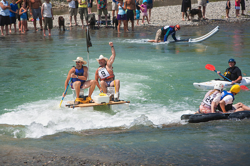 Uncompahgre River Water festival in Ridgeway, Colorado.