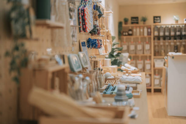 istock Retail Display Zero Waste Plastic Free Sustainable Business Store 1455535226