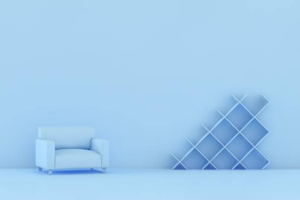 istock 3D Modern living room 1455536315