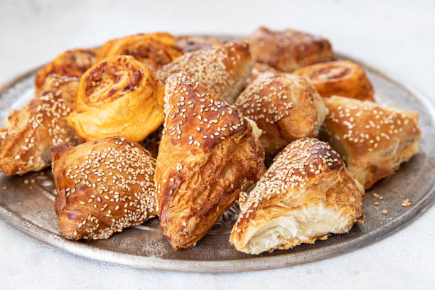 istock Homemade burekas with cheese and sesame 1455536322