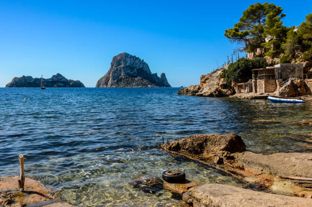 Es Vedra and Vedranell stock photo